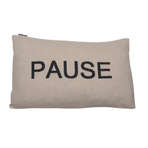 WTCO18 - Coussin PAUSE beige