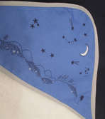 STSB02 - Sortie de bain constellation d'étoiles bleue