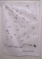 WTTO01 - Torchon constellation alsacienne blanc