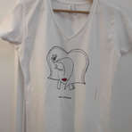 TTTT03BIS - Tee-shirt alsacienne blanc T2XL
