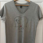 TTTT143 - Tee-shirt alsacienne grisTXL