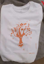 WTTS03 - T-shirt ML blanc arbre de vie Taille L