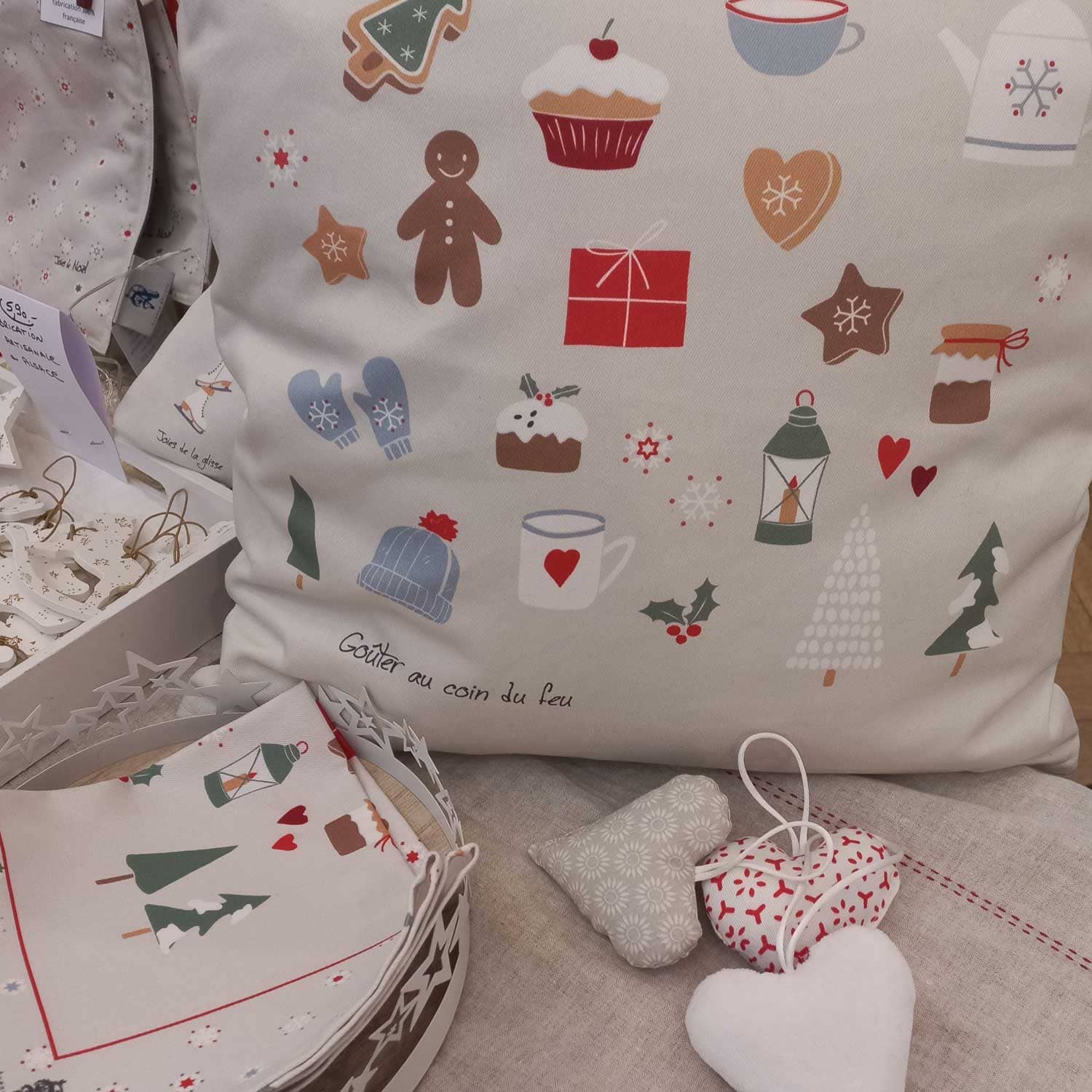 Linge de maison créé par Avenue d'Alsace à Colmar