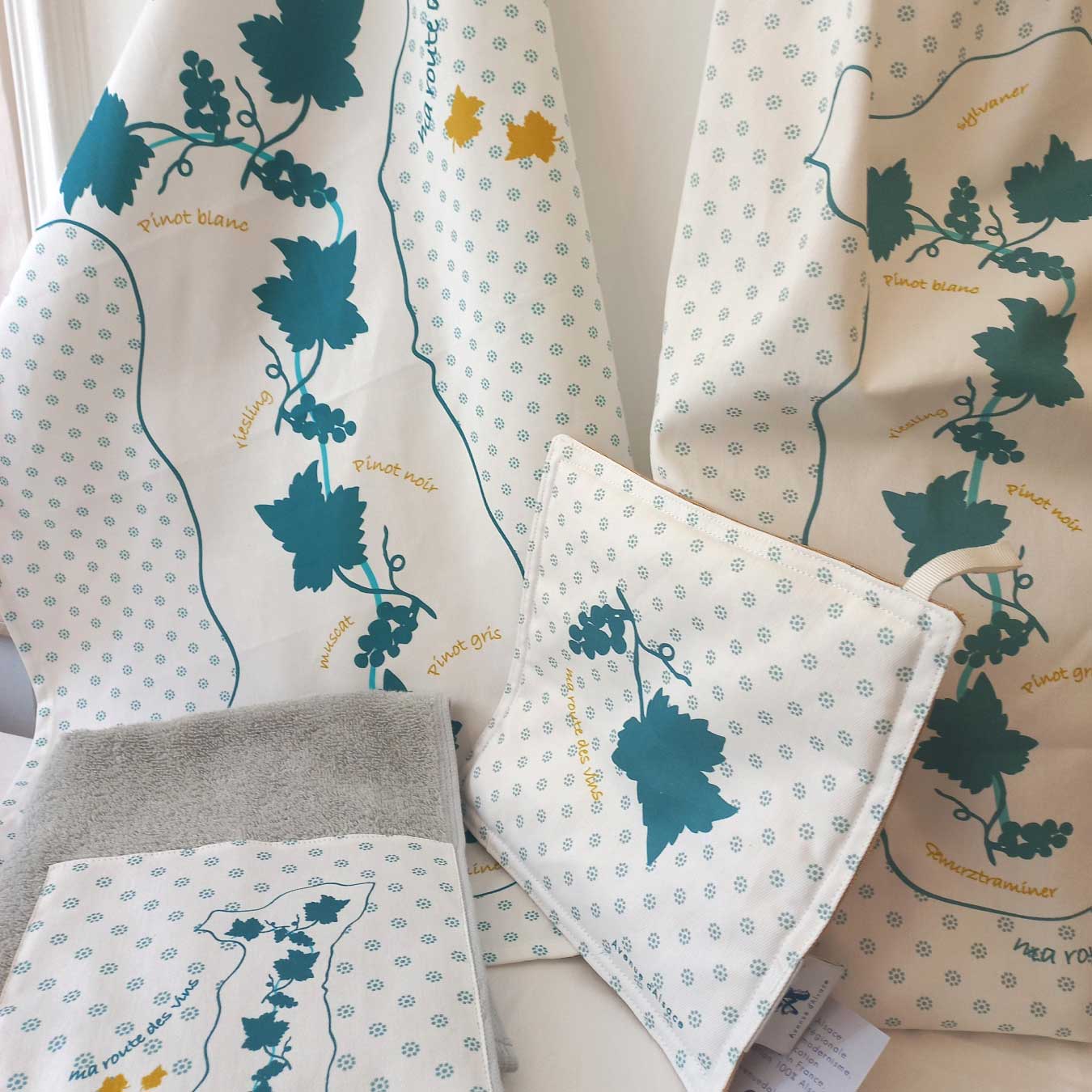 Linge de maison créé par Avenue d'Alsace à Colmar