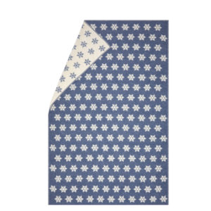 Plaid bleu - "Étoiles de bleu"