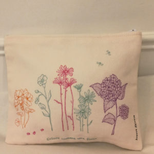 trousse imprimé floral