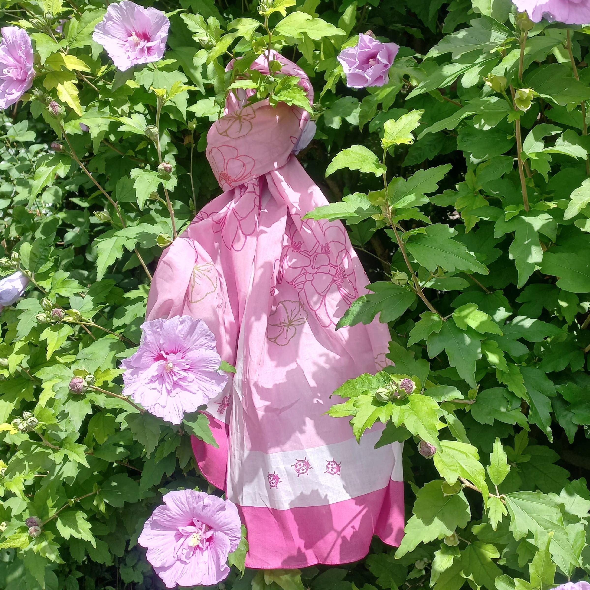 Foulard Géraniums