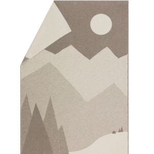 plaid paysage de montagne