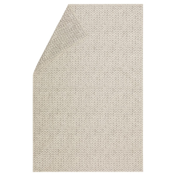 Plaid écru effet tricoté – Image 2