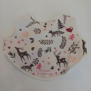 Bavoir brassière bébé "mon 1er Noël" rouge
