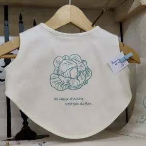 Bavoir bébé - "Choux d'Alsace"