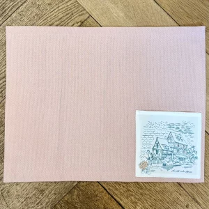 set de table en lin/coton avec une poche pour les couverts ou serviette